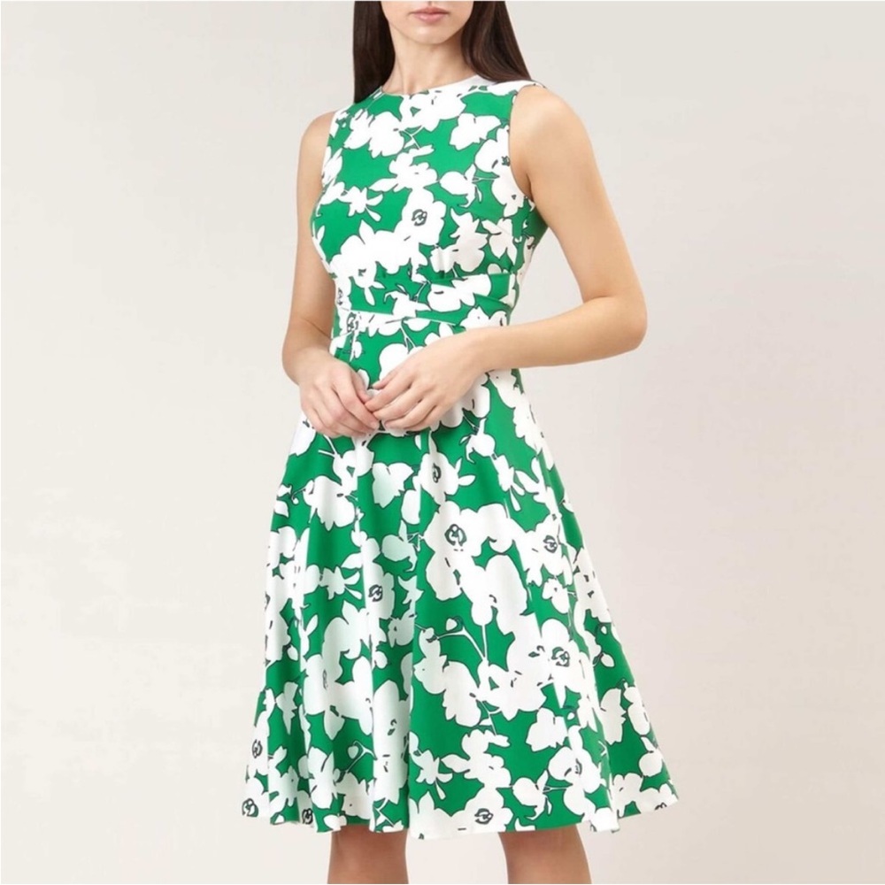 Hobbs London Fit-and-Flare Evie Dress sz. 2